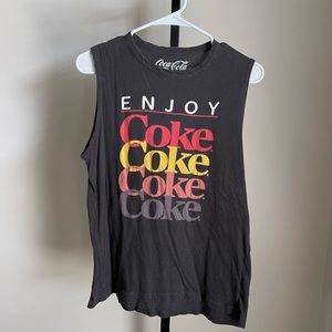 EUC Vintage Wash Chaser/Coca-Cola Muscle Tank